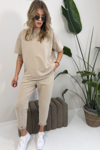 Komplet dresowy WIYA -beżowy